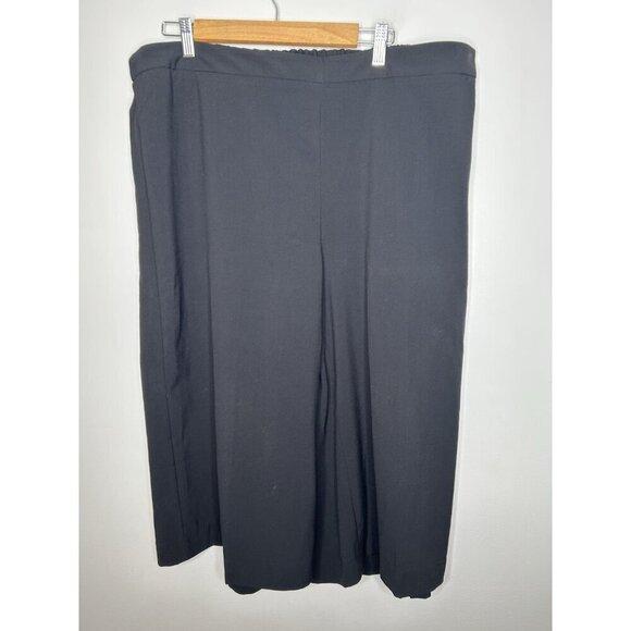 Catherine’s Women's Plus Stretch Comfort Black Pull On Capri Pants Size 1X 18/20 - Picture 1 of 7